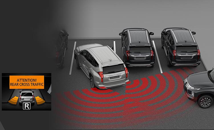 Cảm biến góc và hệ thống cảnh báo phương tiện cắt ngang khi lùi xe (RCTA)
