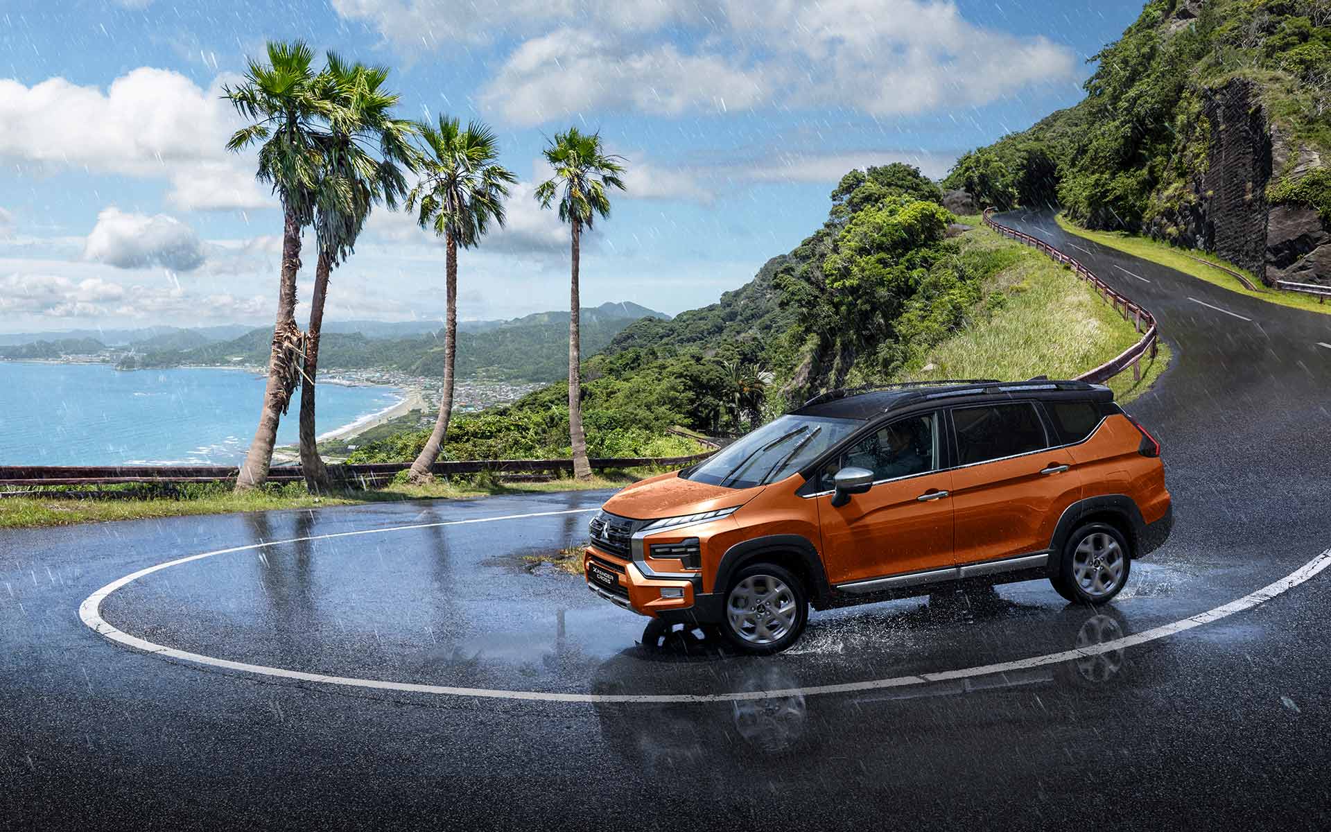 Đặc biệt, Mitsubishi Xpander Cross 2023 là mẫu xe dẫn động cầu trước đầu tiên của Mitsubishi Motors được trang bị hệ thống AYC (Active Yaw Control)- Hệ thống kiểm soát vào cua chủ động – trang bị an toàn tiên tiến lần đầu xuất hiện trong phân khúc