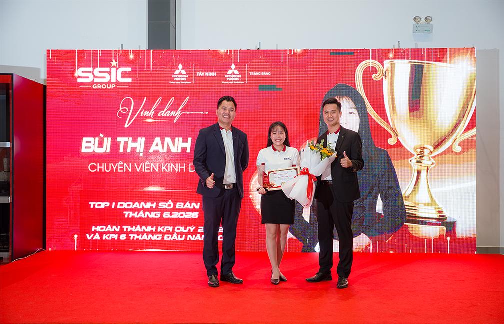 Mitsubishi Tây Ninh vinh danh tập thể và cá nhân xuất sắc 6 tháng đầu năm 2026