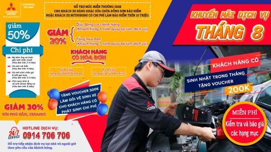 THÁNG 8 NÀY! BẢO DƯỠNG VÀ SỬA CHỮA DỊCH VỤ CHƯA BAO GIỜ ƯU ĐÃI ĐẾN VẬY 😍😍😍