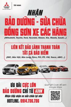 Tiếp Nhận Bảo Dưỡng – Sửa Chữa – Đồng Sơn Xe Tất Cả Các Hãng