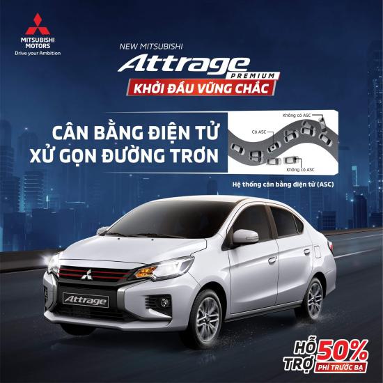 Bảng giá xe Mitsubishi tháng 2: Mitsubishi Attrage nhận ưu đãi gần 27 triệu đồng