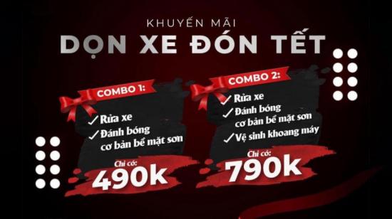 DỌN XE ĐẸP NHƯ MỚI CHỈ VỚI 490K | Áp dụng cho xe của tất cả các hãng