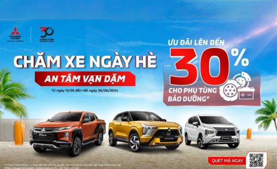 CHƯƠNG TRÌNH ƯU ĐÃI BẢO DƯỠNG XE HÈ 2024 DÀNH CHO KHÁCH HÀNG