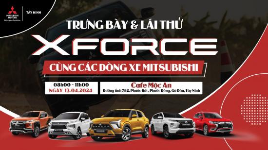 Lái thử Mitsubishi XForce mới nhất tại Cafe Mộc An, Gò Dầu