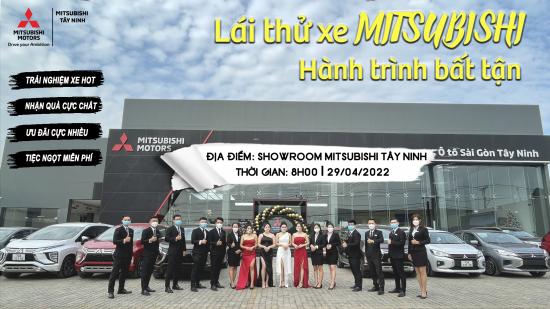 LÁI THỬ VÀ TRẢI NGHIỆM XE MITSUBISHI TẠI SHOWROOM MITSUBISHI TÂY NINH