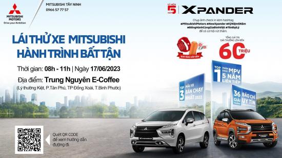LÁI THỬ VÀ TRẢI NGHIỆM XE MITSUBISHI TẠI ĐỒNG XOÀI, BÌNH PHƯỚC