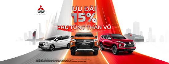 CHƯƠNG TRÌNH ƯU ĐÃI KHI KHÁCH HÀNG MUA PHỤ TÙNG THÂN VỎ CHÍNH HÃNG