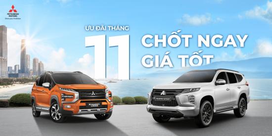 MITSUBISHI TÂY NINH ƯU ĐÃI 100% LỆ PHÍ TRƯỚC BẠ NHIỀU DÒNG XE TRONG THÁNG 11/2023