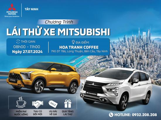 SỰ KIỆN LÁI THỬ XE MITSUBISHI TẠI BẾN CẦU