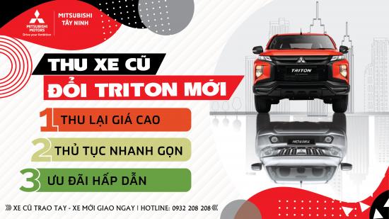 THU XE CŨ ĐỔI TRITON MỚI - CHÌA KHÓA TRAO TAY